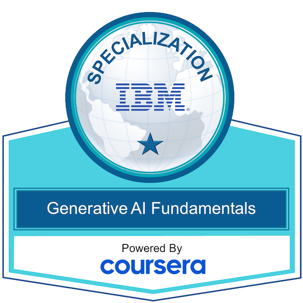 Generative AI Fundamentals Specialization - IBM